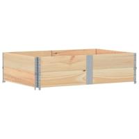 Palletopzetranden 2 st 150x100 cm massief grenenhout - thumbnail