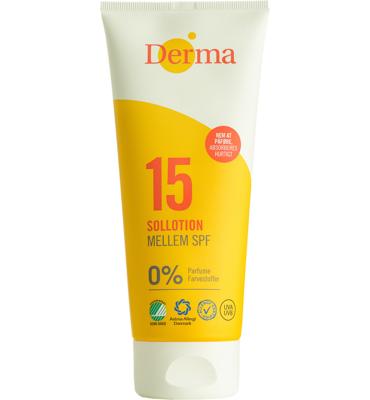 Derma Sun lotion SPF15 200 Milliliter