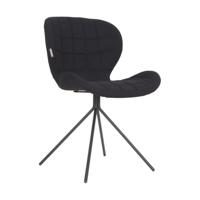 Zuiver Eetkamerstoel 'OMG' kleur Zwart - thumbnail