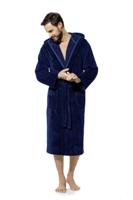 Morgenstern Morgenstern Marc Heren Badjas nachtblauw M - thumbnail