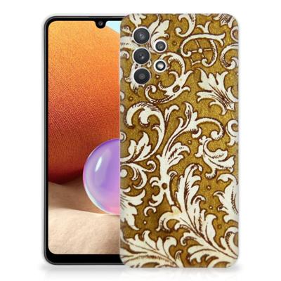 Siliconen Hoesje Samsung Galaxy A32 4G | A32 5G Enterprise Editie Barok Goud Siliconen Hoesje Samsung Galaxy A32 4G | A32 5G Enterprise Editie Barok Goud
