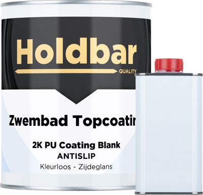 Holdbar Zwembad Topcoating Antislip Zijdeglans 1 Kg