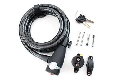 CONTEC spiralkabelschloss "ecoloc" ct coiled cab.lock ecoloc 12mm x 185cm black CONTEC spiralkabelschloss "ecoloc" ct coiled cab.lock ecoloc 12mm x 185cm black