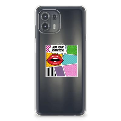 Motorola Edge 20 Lite | Sillicone Back Cover | Popart Princess