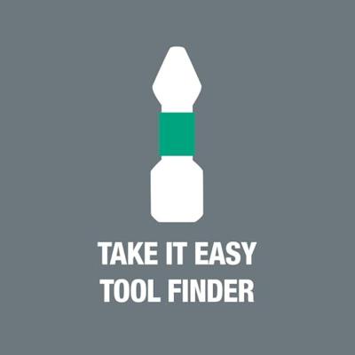 Wera Bit-Check 10 BiTorsion 1, 10-delig - 1 stuk(s) - 05056374001