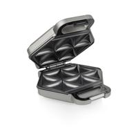 Princess Snack-Maker Tosti-apparaat Anti-aanbaklaag, BPA-vrij, Oververhittingsbeveiliging Zilver - thumbnail