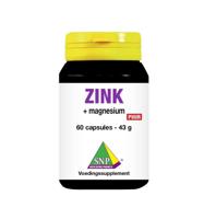 Zink + magnesium puur 60 Vegetarische capsules - thumbnail