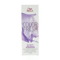 Wella Professionals Color Fresh Semi-Permanente Toning 8.81 Licht Blauw As Blond 75ml - thumbnail