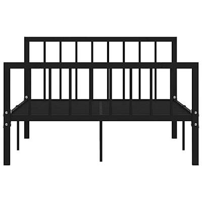 Bedframe metaal zwart 120x200 cm
