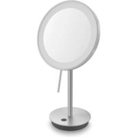 ZACK Alona Cosmeticaspiegel Ø 20x37,8 cm RVS Geborsteld - thumbnail