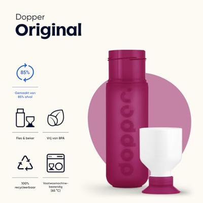 Dopper Original Drinkfles Funky Fuchsia 450ml