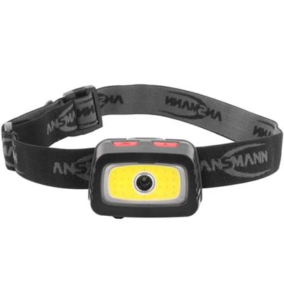 Ansmann HD200B Hoofdlamp LED werkt op batterijen 185 lm 15 h