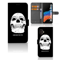 Telefoonhoesje met Naam Samsung Galaxy Xcover 6 Pro Skull Eyes - thumbnail