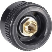 Mentor 4132.603 4132.603 Draaiknop Zwart (Ø x h) 20 mm x 16 mm 1 stuk(s) - thumbnail