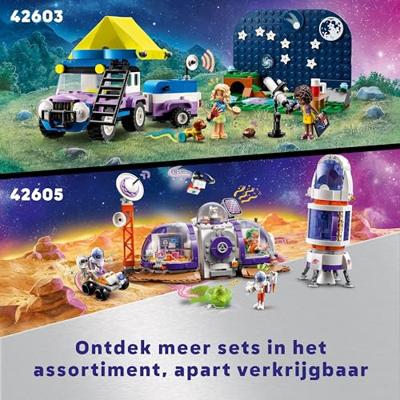 LEGO 42603 Friends Sterrenkijkcamper, kinderspeelgoed, met dierenfiguren, plus minipoppetjes - thumbnail