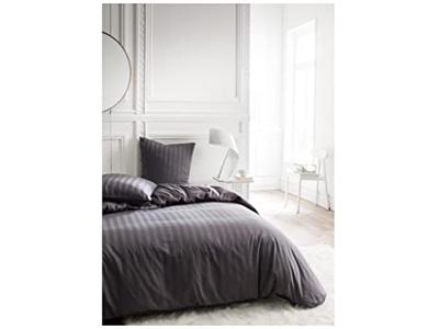 Vandaag prestige vandaag Blate - 220 x 240 cm - 2 personen - 100% katoen satijn - houtskool