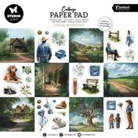 Studio Light • essentials collage paper pad denim weekends - thumbnail