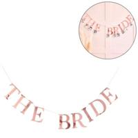 Ginger Ray fotoslinger the bride roze 2 m | 20 stuks - thumbnail