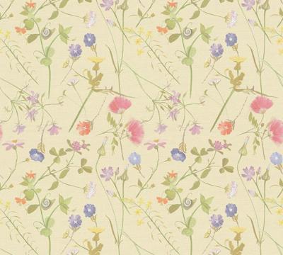 Livingwalls House of Turnowsky - Bont - Planten Behang - 389013