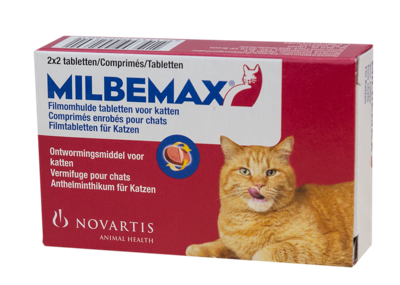 Milbemax Ontworming Tabletten Grote Kat 2 - 12 kg Milbemax Ontworming Tabletten Grote Kat 2 - 12 kg