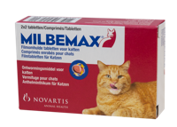 Milbemax ontwormingstabletten kat 2+ kg 4 tabletten - thumbnail