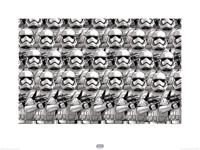 Kunstdruk Star Wars - Episode VII Stormtrooper Pencil Art 80x60cm - thumbnail