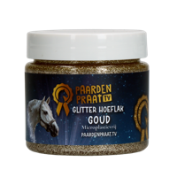Paardenpraat TV Glitter Hoeflak Goud - thumbnail