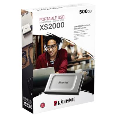 Externe Harde Schijf Kingston XS2000 500 GB SSD - thumbnail