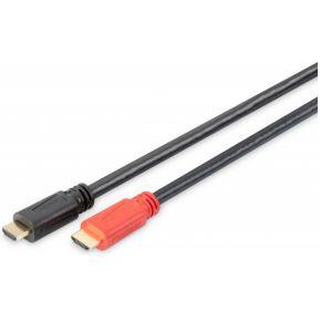 Digitus DB-330118-100-S HDMI-kabel HDMI Aansluitkabel HDMI-A-stekker 10 m Zwart 4K UHD, Afgeschermd (dubbel), Afscherming gevlochten, Afscherming totaal, Digitus DB-330118-100-S HDMI-kabel HDMI Aansluitkabel HDMI-A-stekker 10 m Zwart 4K UHD, Afgeschermd (dubbel), Afscherming gevlochten, Afscherming totaal,