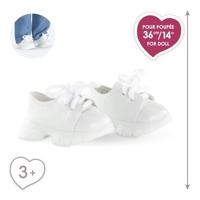 Corolle witte sneakers voor poppen, 36cm - thumbnail