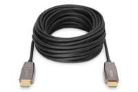 Digitus AK-330126-300-S HDMI-kabel HDMI Aansluitkabel HDMI-A-stekker, HDMI-A-stekker 30.00 m Zwart 8K UHD, Afgeschermd (dubbel) - thumbnail