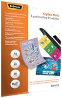 Fellowes lamineerhoes Admire Stylish Matt Enhance80 ft A4, 160 micron (2 x 80 micron), pak van 25 stuks - thumbnail