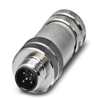 Phoenix Contact 1511857 Sensor/actuator connector, niet geassembleerd M12 Aantal polen (sensoren): 8 Stekker, recht 1 stuk(s) - thumbnail