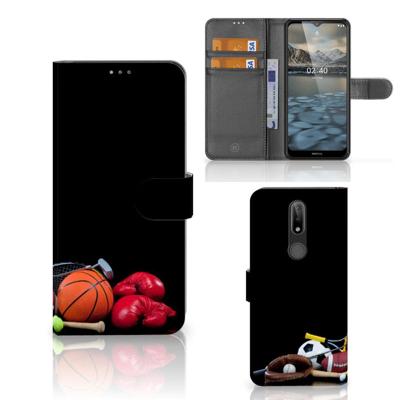 Nokia 2.4 | Wallet Case | met Pasjes | Sports