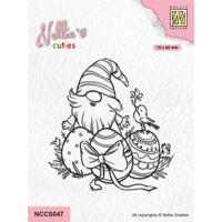 Nellie's Choice • nellie's cuties clear stamp easter gnome with little birdy - thumbnail