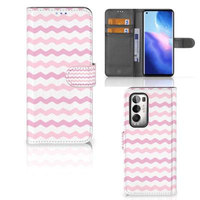 OPPO Find X3 Neo 5G | Telefoon Hoesje | Waves Roze