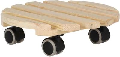 Esschert Design Plantentrolley Rond Indoor Naturel