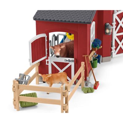 Schleich farm world grote stal rood 42606