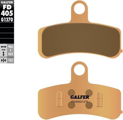 GALFER remblokken "fd405" brake pad fd405 g1370 sint.metal street
