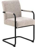 Sohome Eetkamerstoel 'Noud' Bouclé, kleur Beige - thumbnail
