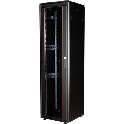 ROLINE 19-inch netwerkkast Pro 42 U, 600x600 BxD Glazen deur zwart ROLINE 19-inch netwerkkast Pro 42 U, 600x600 BxD Glazen deur zwart
