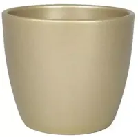 Floran bloempot boule 10,5x8,5 cm parelgoud - thumbnail