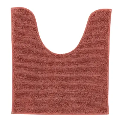 WC mat terra polyester 45 x 50 cm | 6 stuks