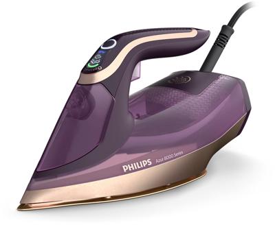 Philips DST8040/30 strijkijzer Stoomstrijkijzer SteamGlide Elite-zoolplaat 3000 W Lila