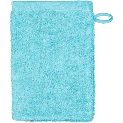 Cawö Cawo Lifestyle Uni Washandje Turkoois