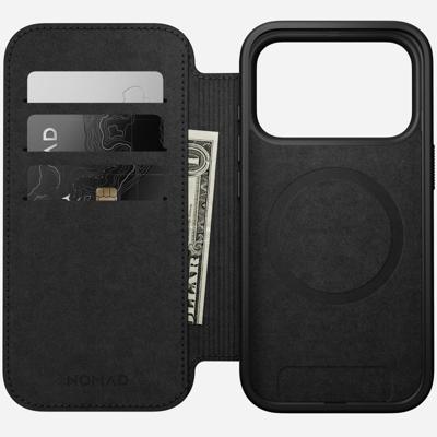 Nomad Modern Leather Folio iPhone 17 Pro English Tan