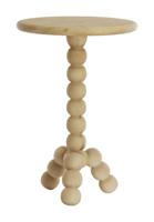 Light & Living Ronde Bijzettafel 'Veglio' Mangohout, kleur Naturel - thumbnail