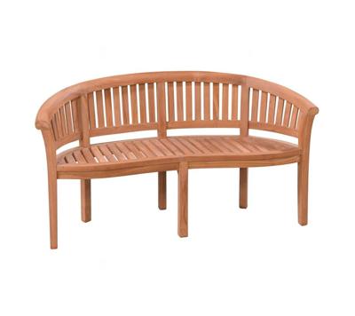 Livingfurn Tuinbank 'Banana' Teakhout, 150cm