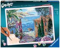 Ravensburger creart mediterranean landscape - thumbnail