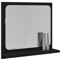 Badkamerspiegel Zwart Eiken 40x10,5x37 cm Bewerkt Hout - thumbnail